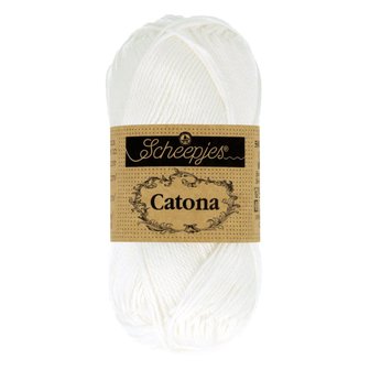 Scheepjes Catona 100 gram kleur 106 Snow White