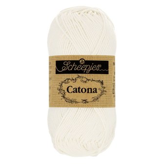 Scheepjes Catona 100 gram kleur 105 Bridal White